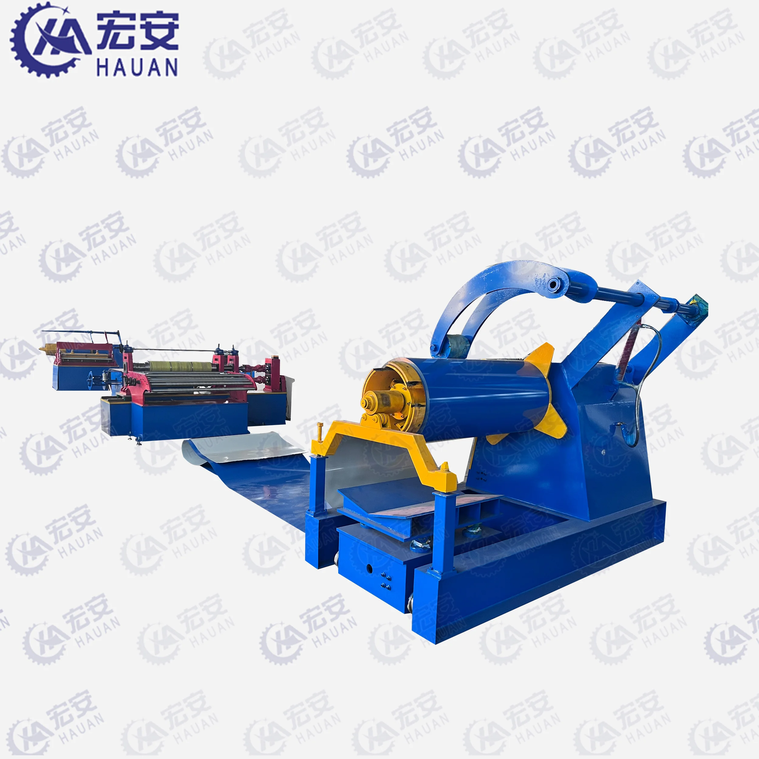 Slitting Line 400mm Width Hr Metal Cutting Machine Automatic Metal Steel Sheet Coil Slitting Machine