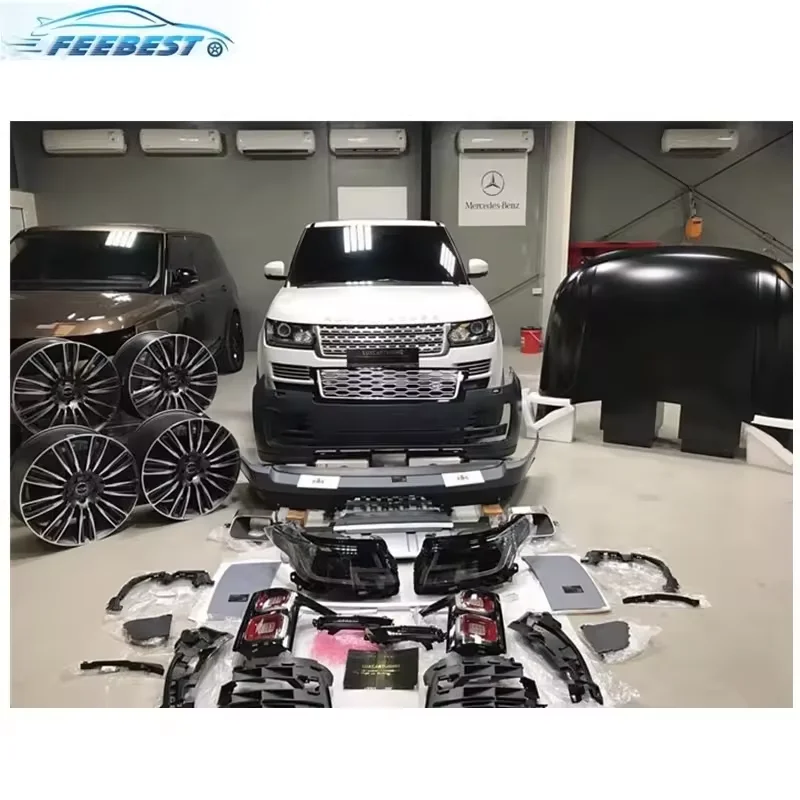 Feebest factory hot sale auto spare parts car body kit for range rover vogue 2013-2017 upgrade to vogue 2018-2021 SVO SVA OE