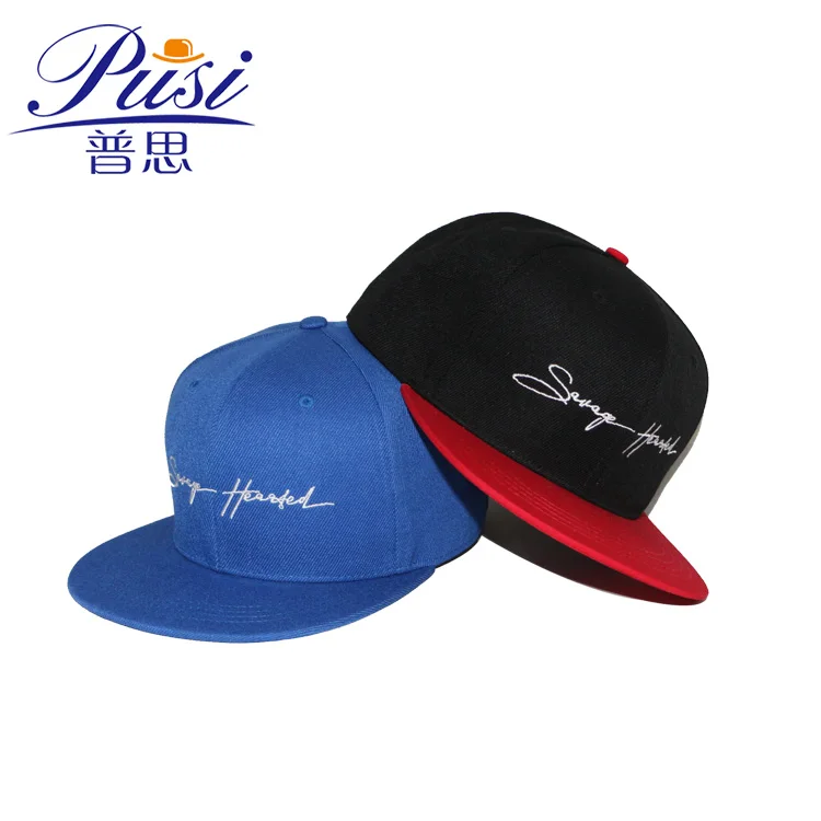 China Supplier Custom Snapback Cap Hat OEM Design Embroidery Snapback Hat Free Sample Embroidery Patch Snapback Cap