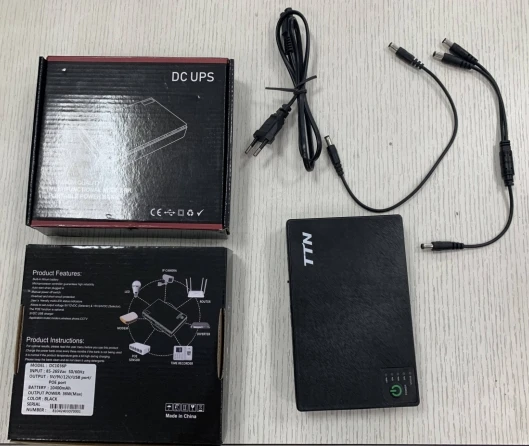 TTN Mini UPS 18W/36W 8800mAh/10400mAh 5V/9V/12V DC Single Phase Uninterruptible Power Supplies Telecommunications WiFi Routers