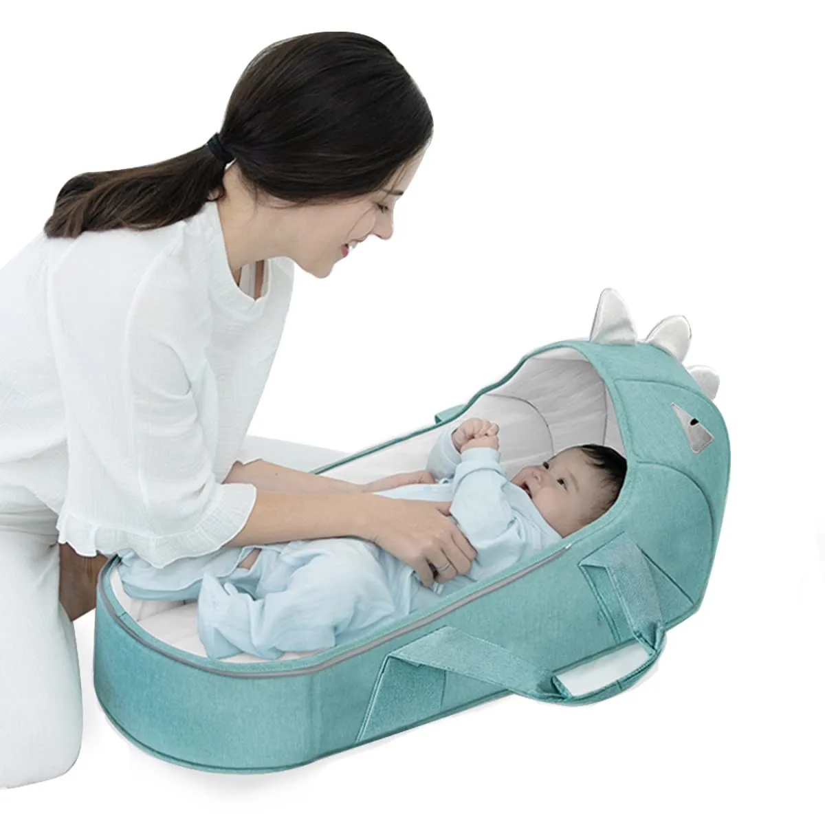 Moses Basket Bassinet Bedside Sleeper Baby Bed  Baby Lounger Newborn Infant Travel Bed Carrycot