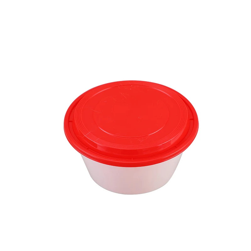 Reusable Plastic Airtight Deli Food Storage Containers with Lids Ideal for Soup Meal Prep BPA-Free Stackable