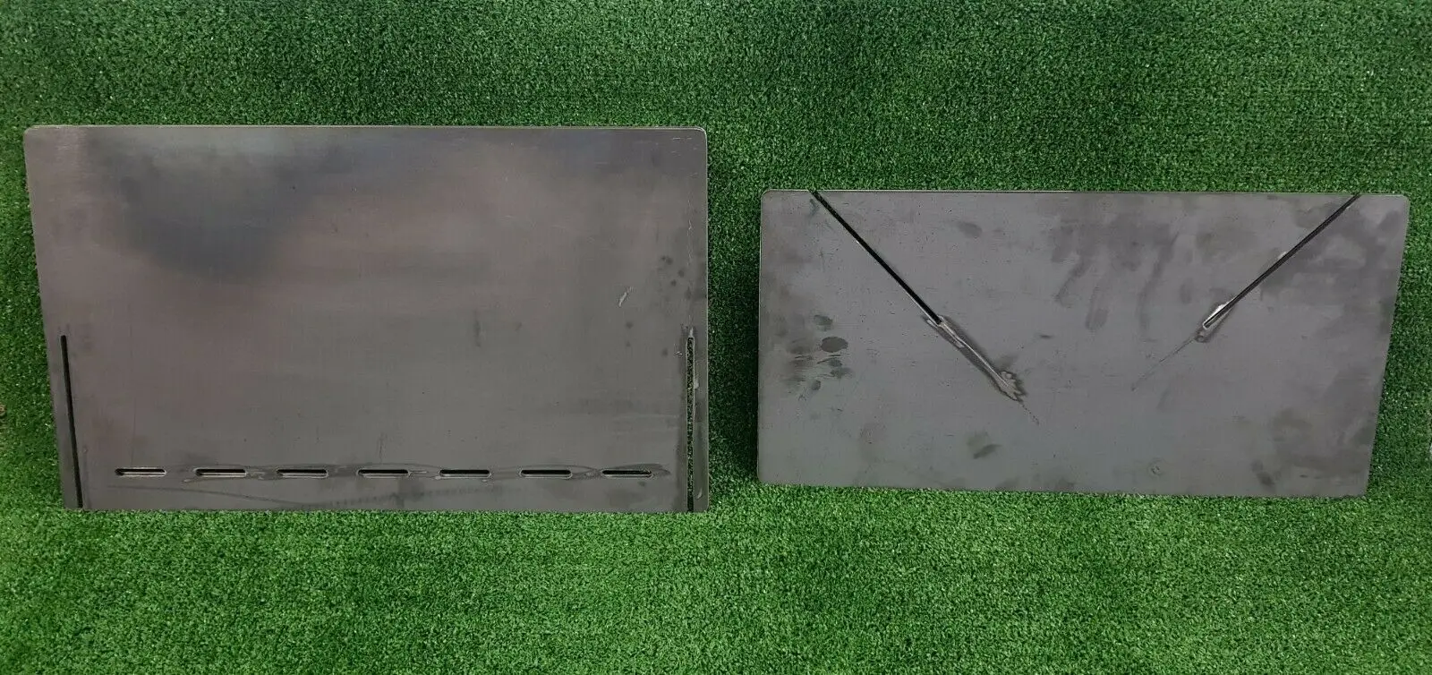 Outside Portable Splicing Firepit Corten Steel Folding Patio Fire Pit Table Outdoor Camping Metal Square Fire Pits