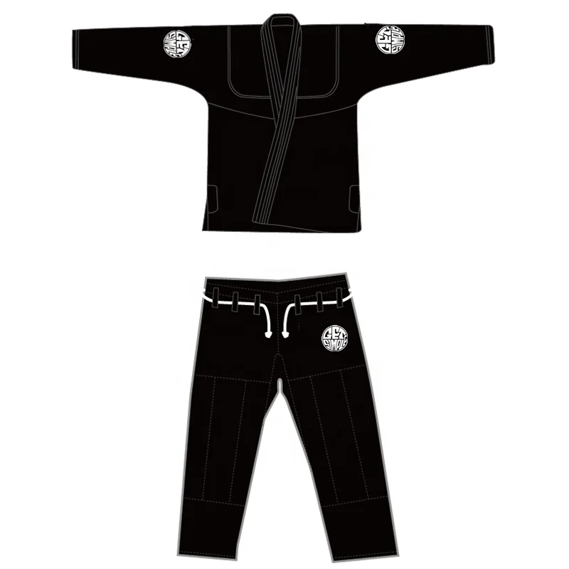 Kimono Colored Karate Uniform Cotton Bjj Gi Jacket and Bottom Manufacturer