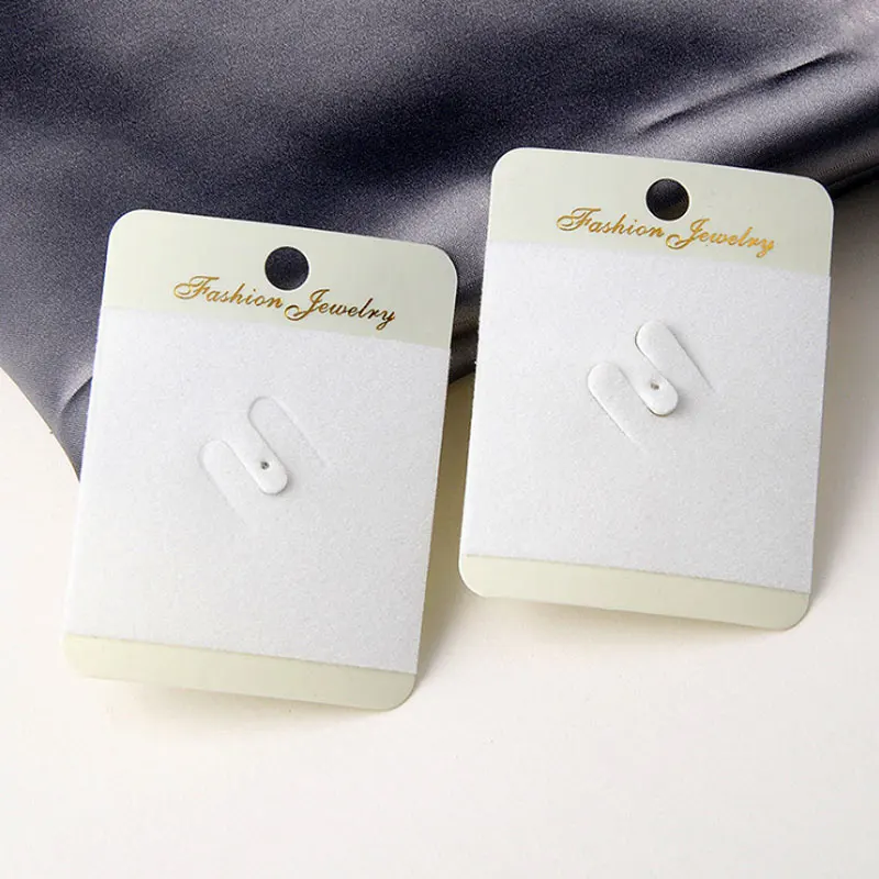 Paper Brooch Gift Display Insert Holder Packaging Custom Jewelry Card Cases & Displays with Logo and Bag
