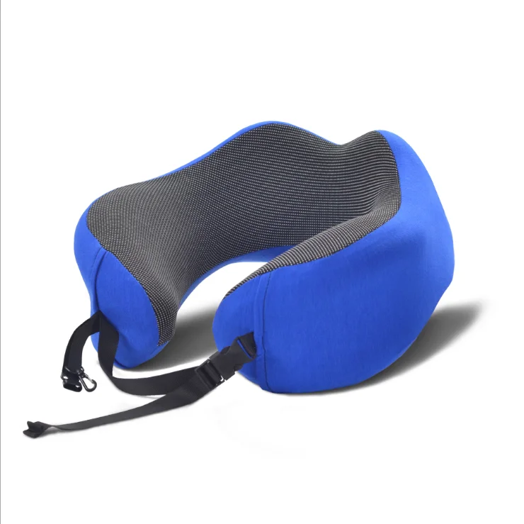 U-образная дорожная подушка из пены с эффектом памяти, с маской для глаз и затычками для ушей, дорожная подушка для шеи