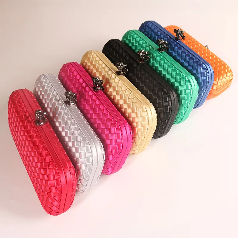 new microfiber woven dinner bag clutch ladies handbag dress evening women bag small