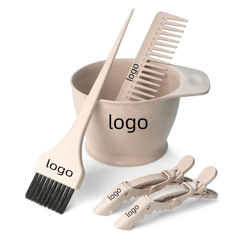 Home Hair Colouring Bristles Parting Comb Large Mixing Bowl With Anti-Slip Base Hair Dye Bowl And Brush Set Tool Kit
