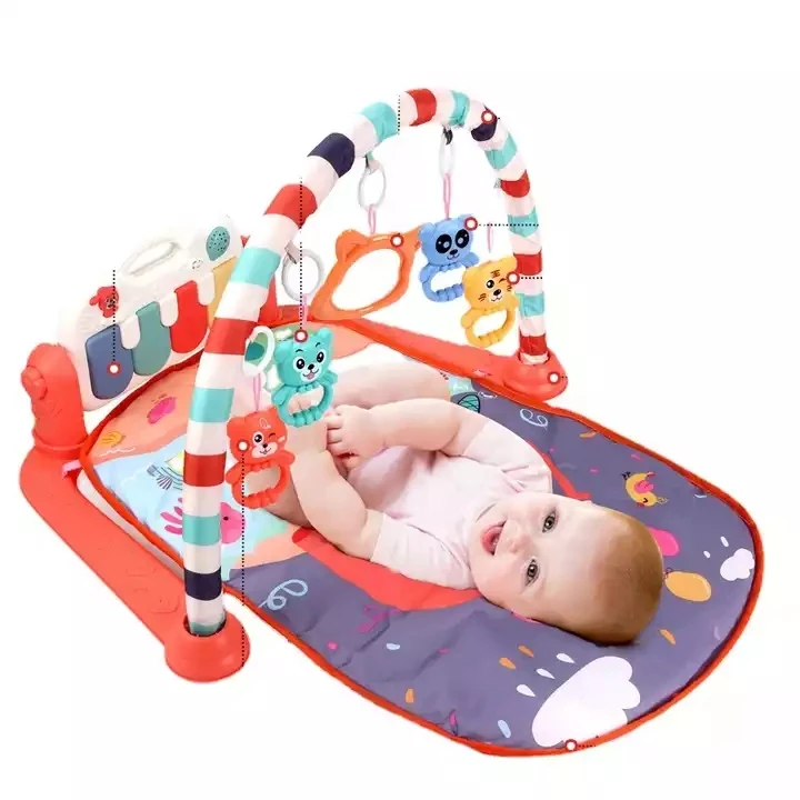 Baby Pedal Piano Gymnastic Rack Multi-Function Game Crawling Mat USB Charging Newborn Infant Toddler Gift GYM Play Mat