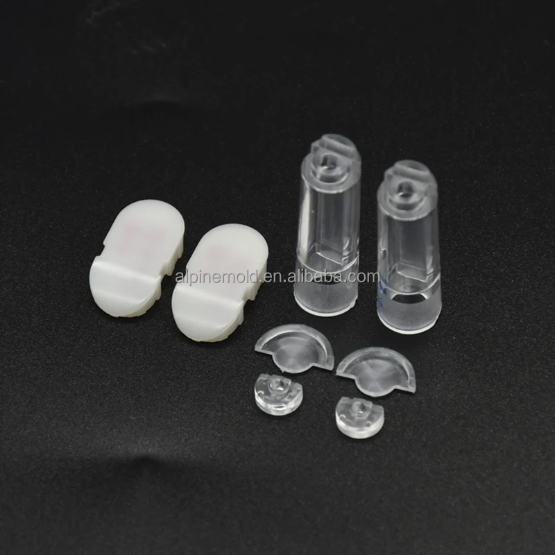 Clear pmma injection molded transparent parts injection molding  for medical device
