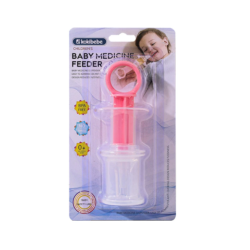Medicine Dropper Dispenser  Infant Fruit Juice Feeding Pacifier Nipple Type Anti-choking Silicone Baby Medicine Feeder