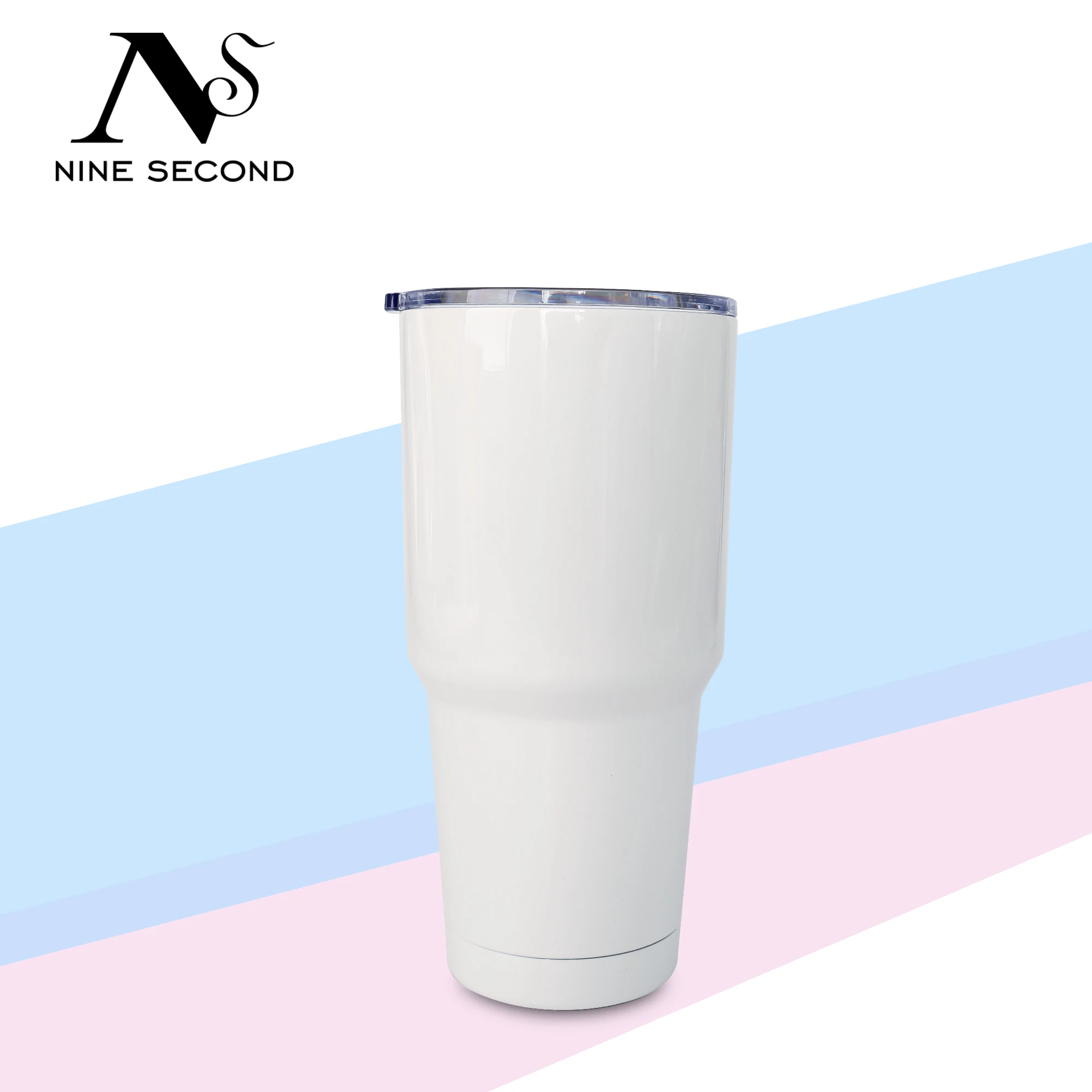 Vacuum 18/8 Stainless Steel Double Wall Tumbler 30oz Insulated Car Coffee Travel Mug Sublimation Tumbler Cups In Bulk