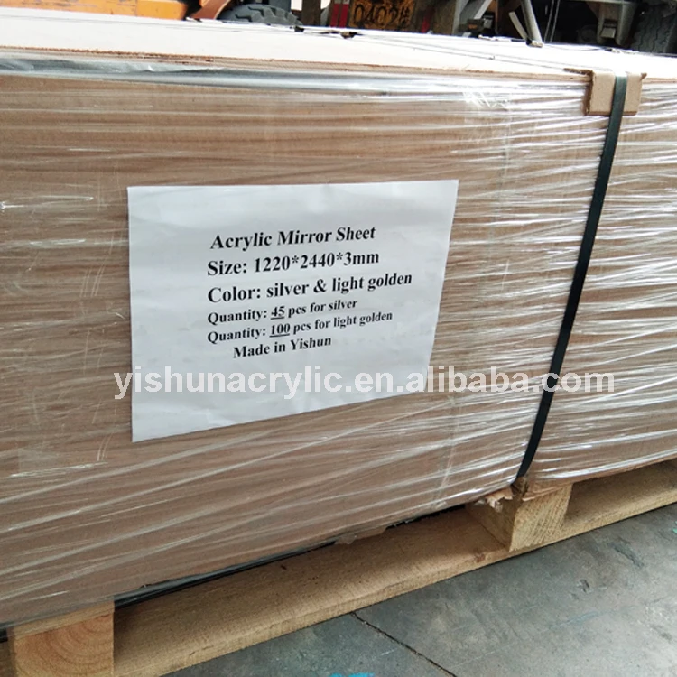 Guangzhou custom high quality silver color mirror pmma plate plastic acrylic material mirrored sheet