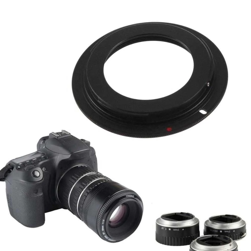 New M42 Lens to for Canon Ef Mount Adapter Ring Black