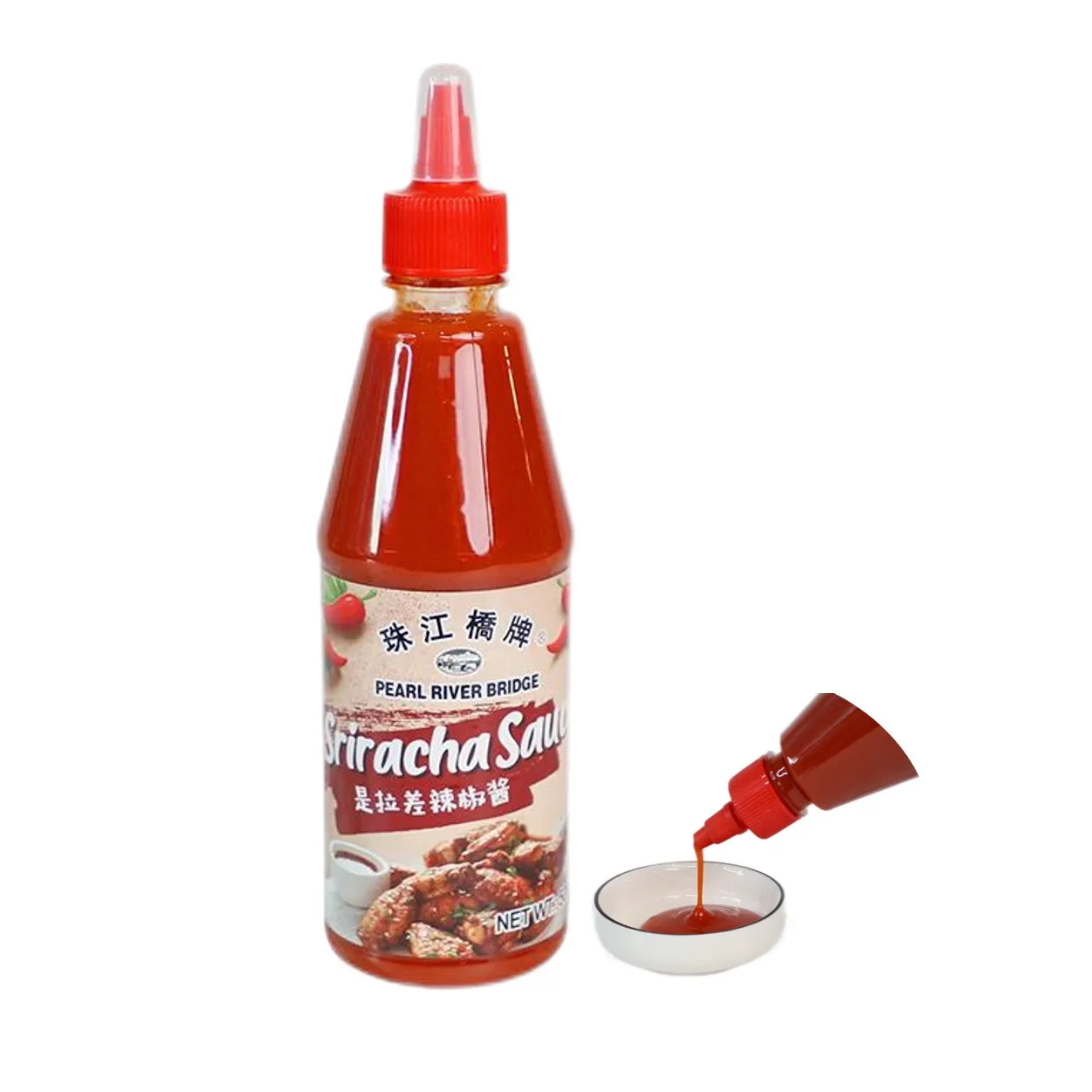 Sweet and Sour Asian Hot Sauce 500g Bottle Chilli Sriracha with plastic bottle