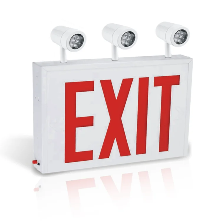 New York city approved exit sign emergency lighting emergency led light NYC Code Cmpliant steel housing - JNYLEC1RW3