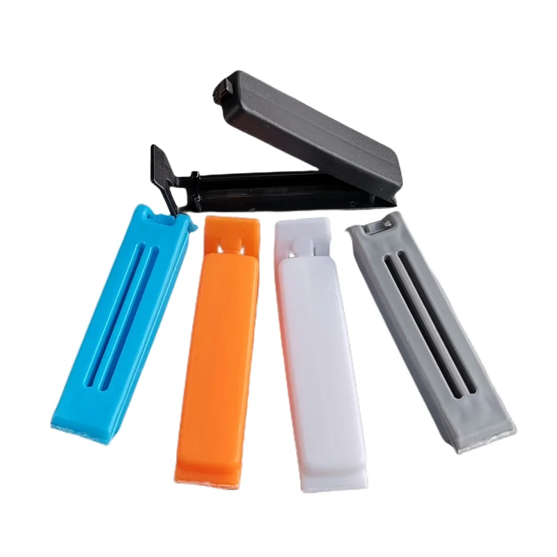 Plastic Chip Clips for Food Packages, Curved Design Sealing Bag Clips for Food