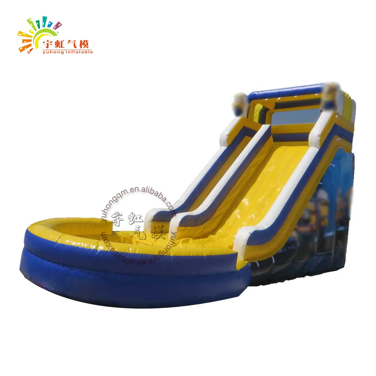 Cheap Sale Outdoor Inflatable pool water slides kids inflatable water slide for sales