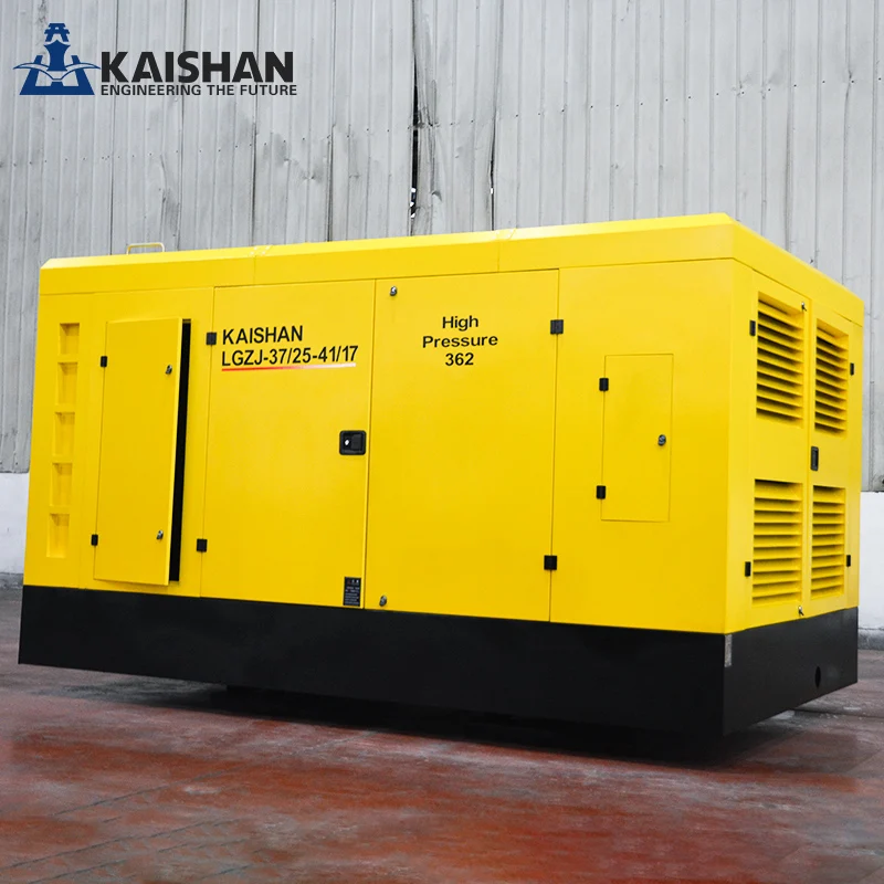 Kaishan 400KW Air-compressor large skid mounted diesel air compressor for deep water well drilling rig