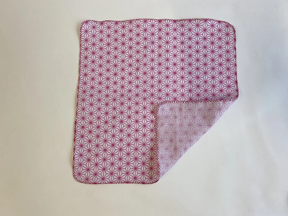 Reusable gauze fabric children custom printed handkerchiefs from Japan