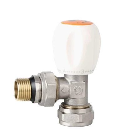 1/2 - 3/4 Compression Brass Angle Radiator Valve