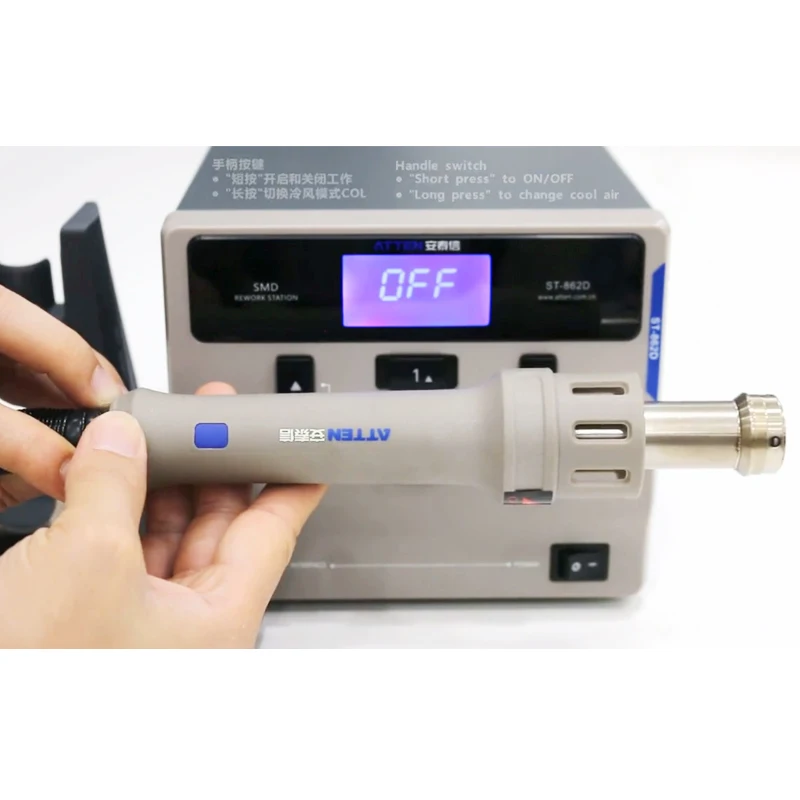 ATTEN ST-862D BGA Chip Rework Station Intelligent Digital Display 1000W Hot Air Gun Desoldering Station