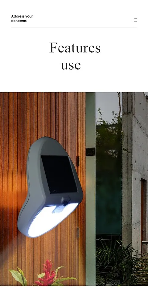 12LED на солнечных батареях датчик движения лампы Открытый Солнечный свет для стены крытые