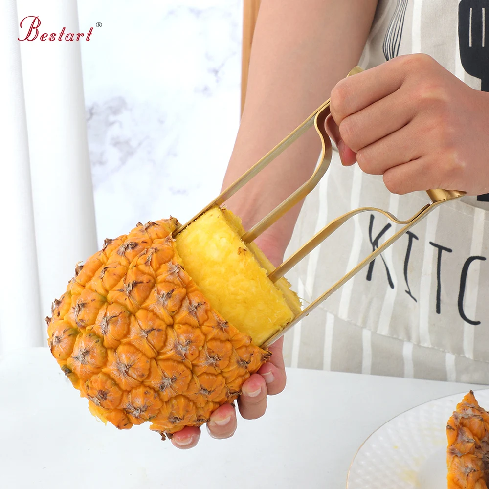 Kitchen Accessories Pineapple Peeler Cutter Meat Extractor Stainless Steel Slicer Fruit vegetable Tool