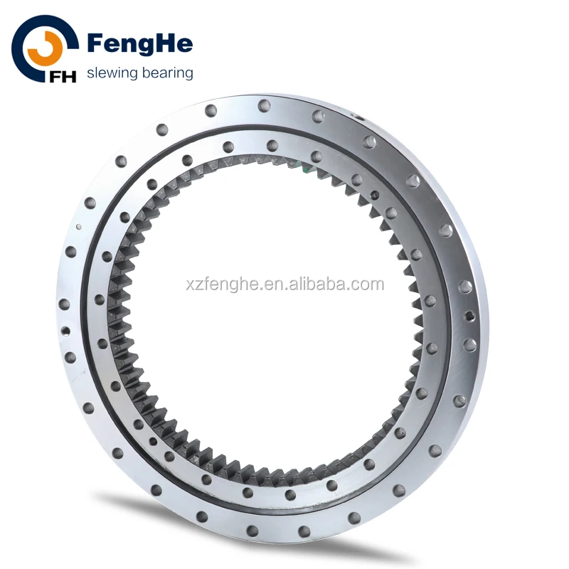 Double row ball slewing bearing without gear Made in China for crane ring gear Slewing bearing for excavator