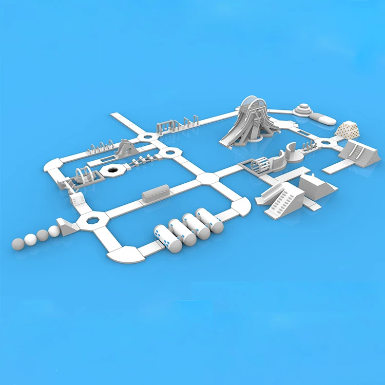 Заводская цена, индивидуальный белый самый высокий надувной аквапарк/большой надувной аквапарк/плавающий аквапарк на продажу