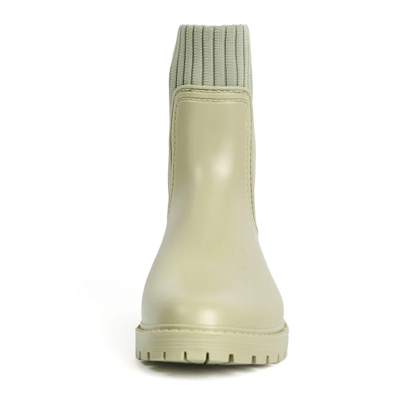 Wholesale Ladies Garden Ankle Wellington pvc gumboots  Chelsea Boots Woman Short Rain Boots