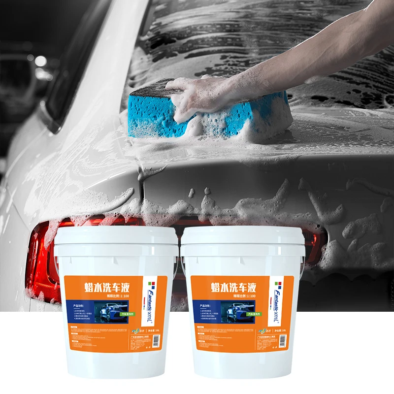 Car Wash Shampoo Foam Car Wash Soap Powerful Spot Free Liquid Auto Detergent Safe On Car Wax & Ceramic Coating