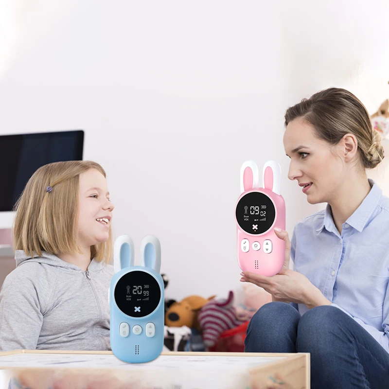 Детская Беспроводная двухсторонняя радиостанция haut-parleur talkie-walkie