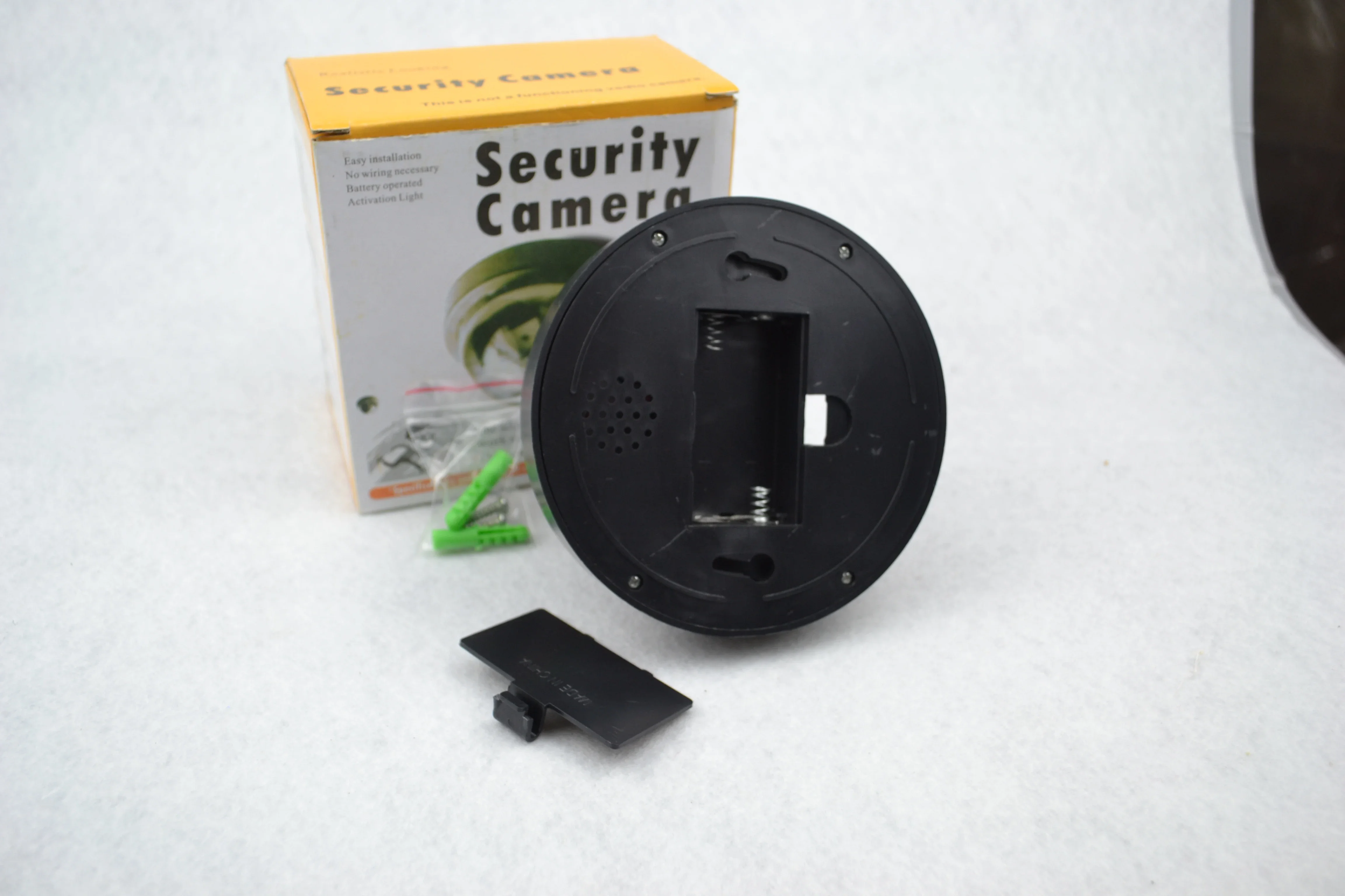 Dummy Dome Camera Flash Light CCTV Surveillance Security Fake Dome Black Camara