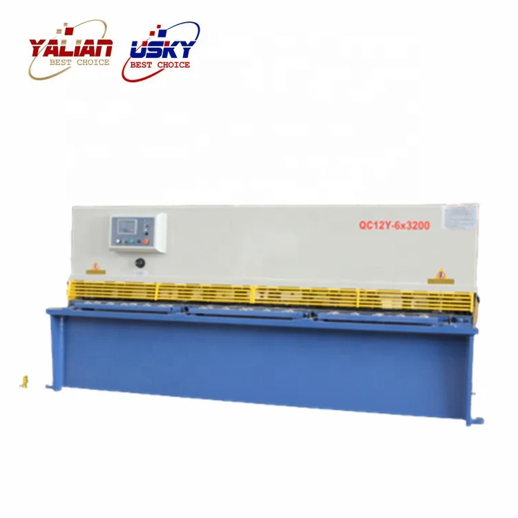  YALIAN/уский высокий уровень безопасности QC12Y-6X2500MM станки для резки с высокой поворотного Ударника CNC режа