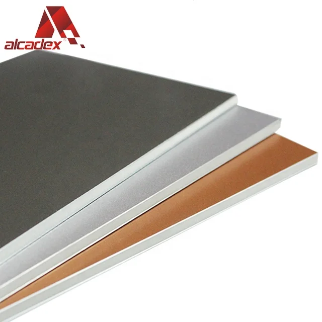 Alcadex Fire Resistant A2 Fire Rated Non Combustible Aluminium Cladding Sandwich Panels Aluminum Composite Panel Curtain Wall