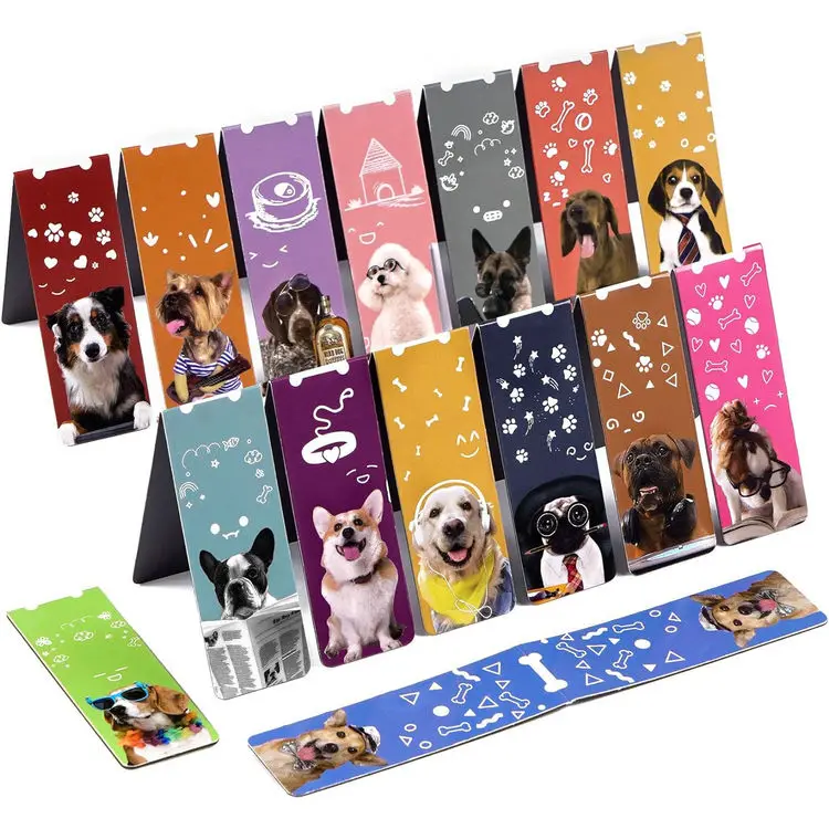 custom design permanent magnet  folding magnetic bookmarks magnetic  page clips for  book