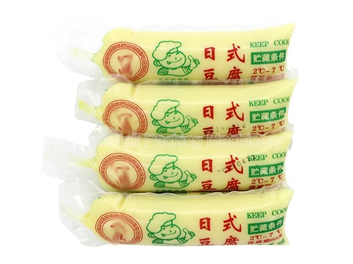 Automatic Plastic Bag Sachet Liquid Juice Pouch Filling Sealing Packing Japanese Tofu Packaging Machine