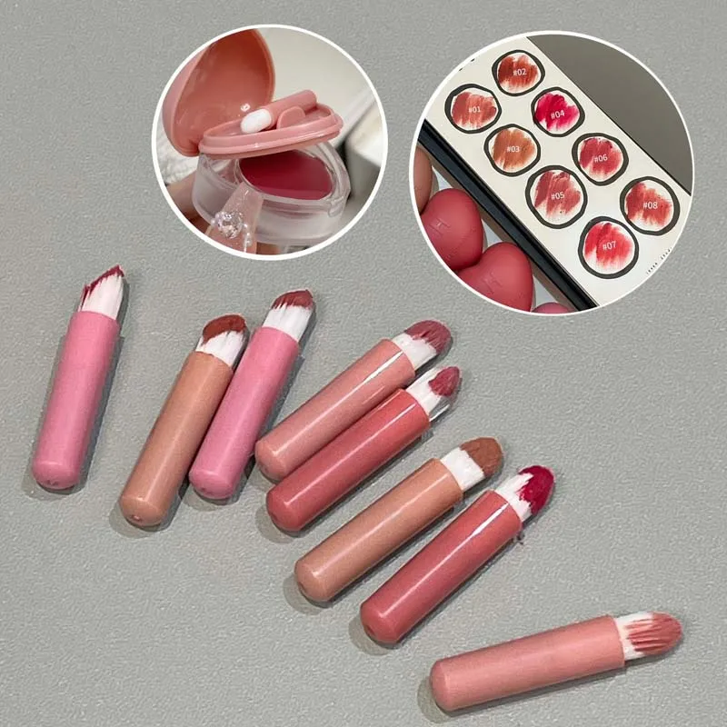 HERORANGE Lingering Honey Flavor Dual-Use Lip and Cheek Tint Natural Versatile Whitening Matte Monochrome Balm Cream