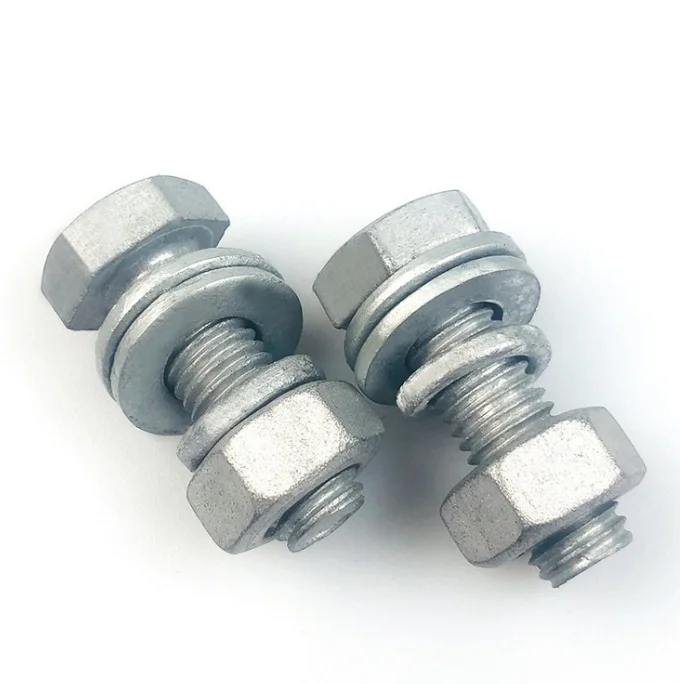 High Strength Metric Bolt Fasteners DIN 931/933 HDG Hex Bolts And Nuts for Wholesale Distributor Grade 10.9 Hex Screw