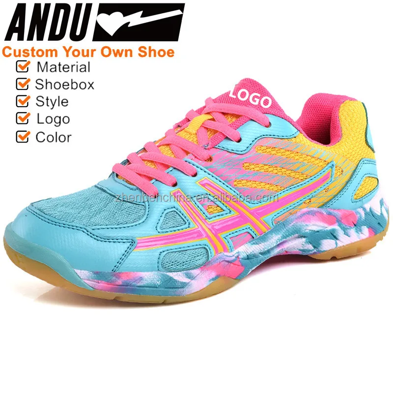 Badminton Shoes For Men And Women Light Breathable Non-slip Wear-resistant Table Tennis Indoor Tennis Sports Shoes Girls Boys