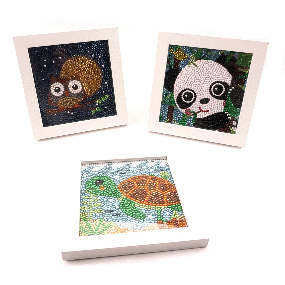Colorful Cartoon Flower Garden Diamond Painting Argentina Lion Diy Chicken Sun Catchers Rangement