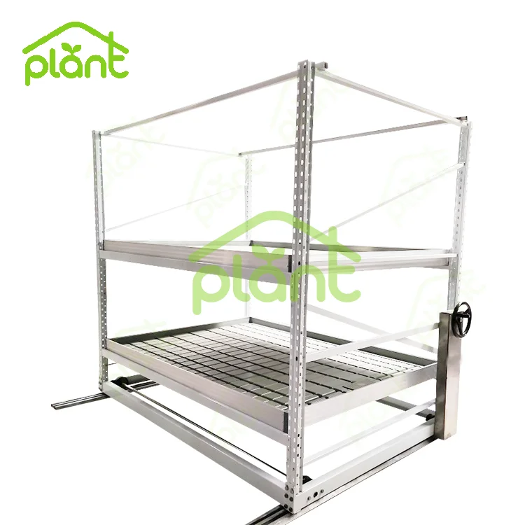 Professional customization mushroom cultivation grow racks growing shelves  Vertical Mobile Grow Rack System Farming