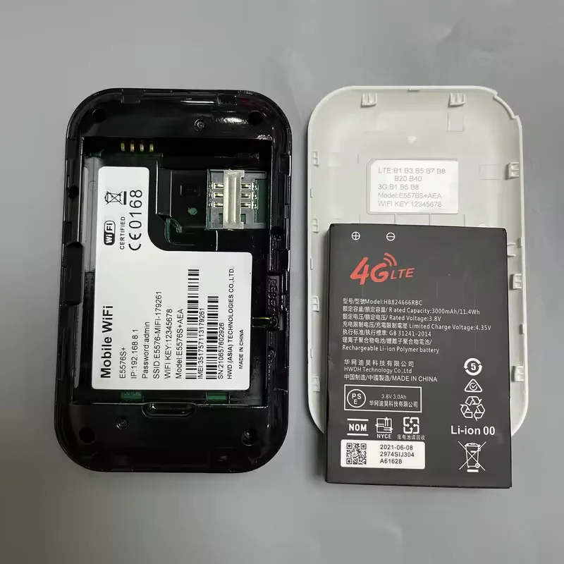 China wholesale market  Most popular customized mifis  router 4g sim card pocket wifi  OEM E5576  E5576 -320 3000mAh Battery