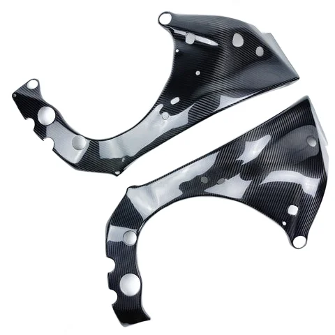 For Yamaha R1 R1M Carbon Fiber Motorcycle Frame Covers Protectors  Side Panels Covers Side Fairings 2015 2016 2017- 2022