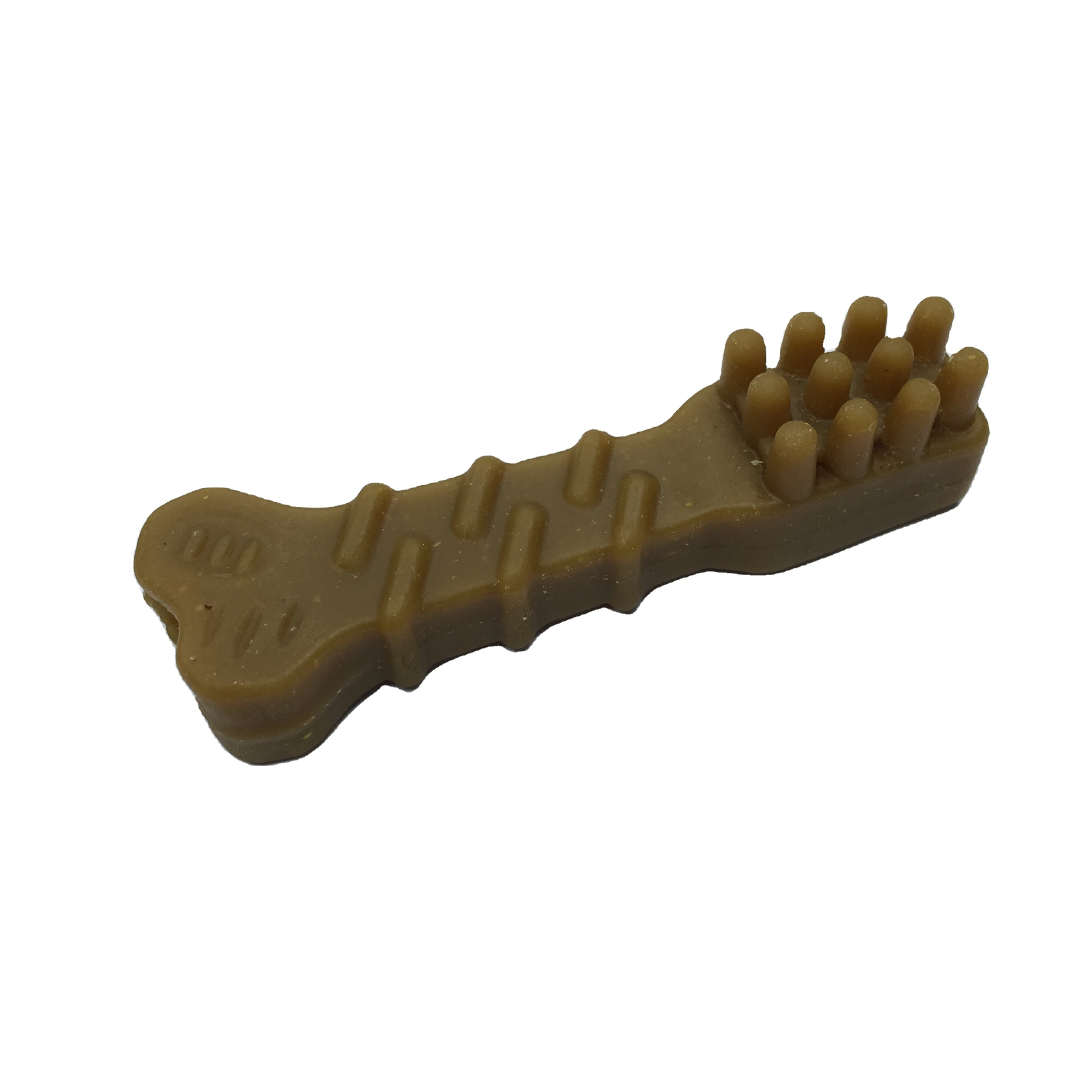  High Quality Multiple Flavors Rawhide Alternative Bone Toothbrush Dog Dental Vege