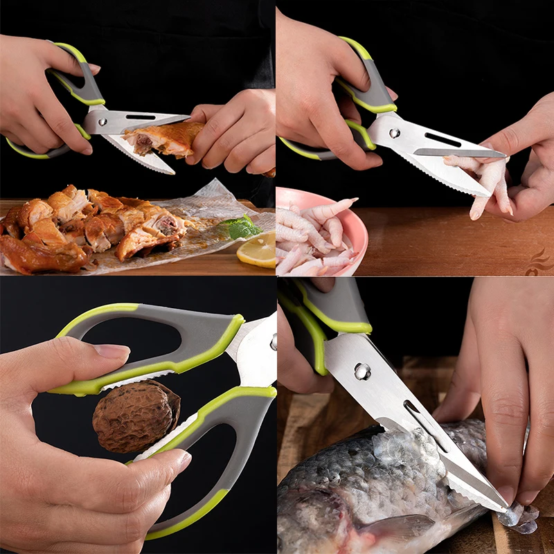 Spot Super sharp Detachable 7 in 1 Kitchen Shears Multifunction Stainless Steel Kitchen Scissors With Magnetic Holder