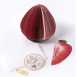 3D Orange Shape Fruit Shape Paper Cube Sticky Note Manufacturer In Zhejiang China