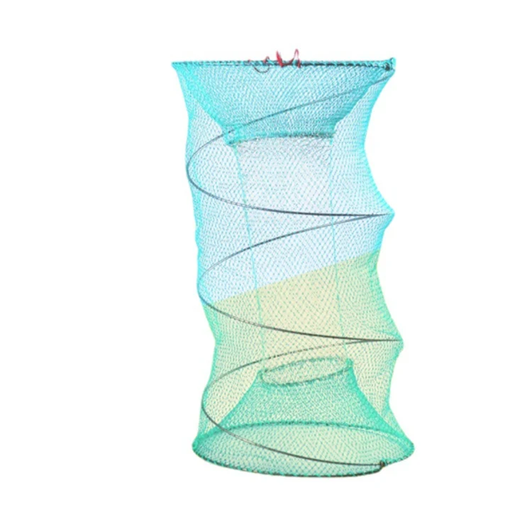 plastic uganda mud floating fishing breeding Shrimp crab trap bait aquaculture farming pot cage nets hdpe automatic for sale
