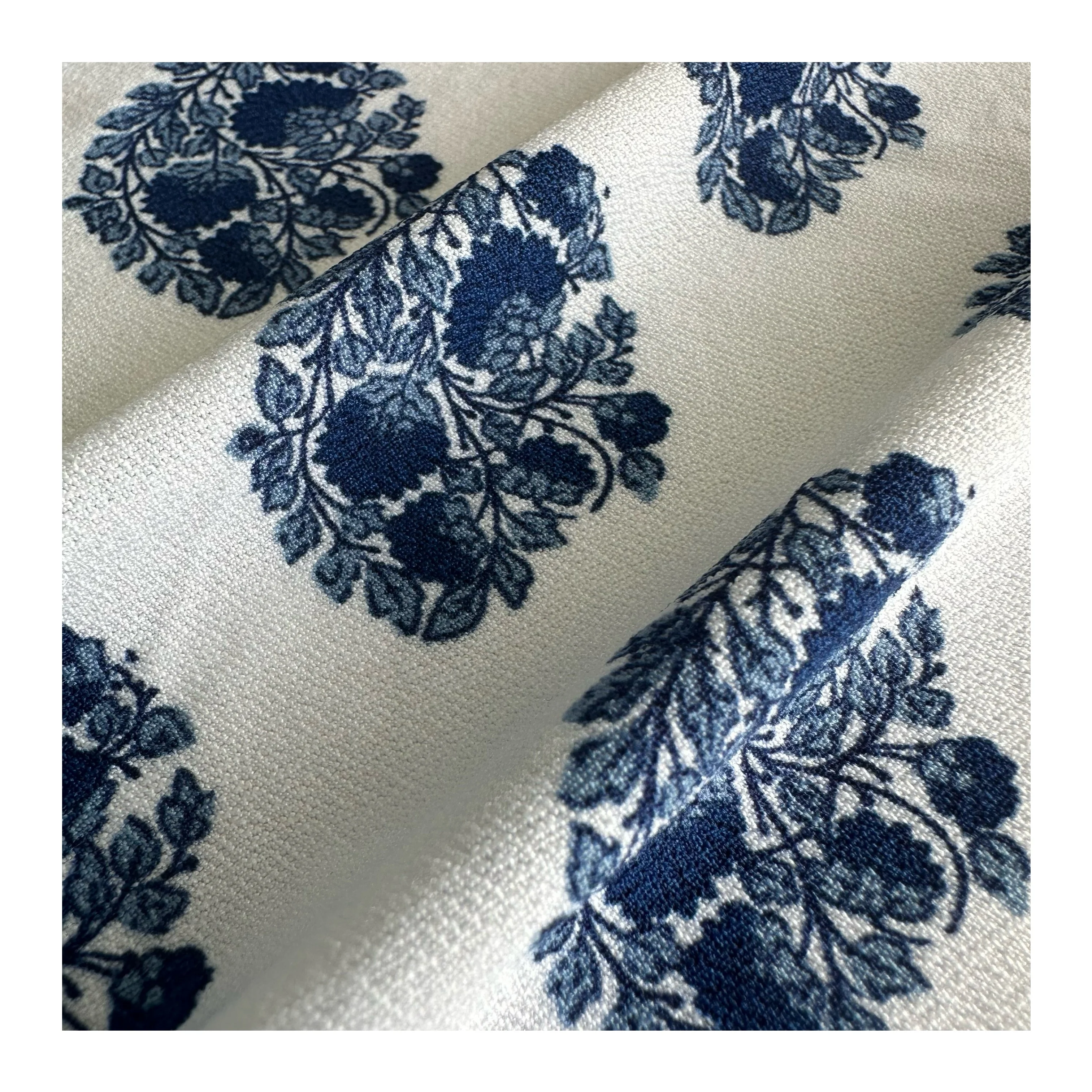 wholesale moss crepe fabric from China 95%polyester 5%spandex stretch floral printed crepe fabric for dress and swimwear